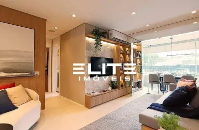 Apartamento com 3 dormitórios à venda, 90 m² por r$ 905.000,00 - jardim - santo andré/sp