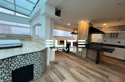 Cobertura com 2 dormitórios à venda, 190 m² por r$ 1.900.000,00 - campestre - santo andré/sp