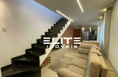 Cobertura à venda, 86 m² por r$ 755.000,00 - santa maria - santo andré/sp