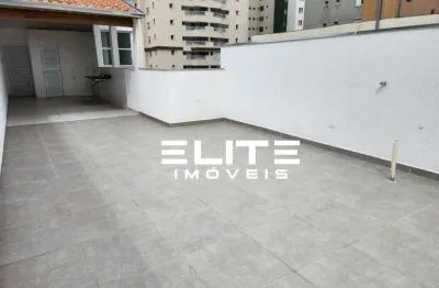 Cobertura com 3 dormitórios à venda, 163 m² por r$ 850.000,00 - campestre - santo andré/sp