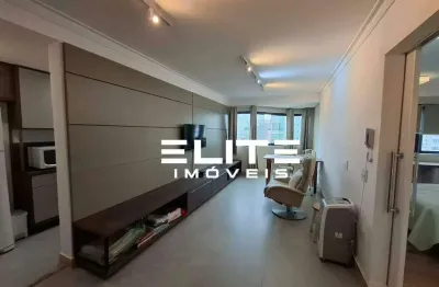 Apartamento mobiliado 1 quarto com 50 m², 2 vagas, em santo andré – jardim