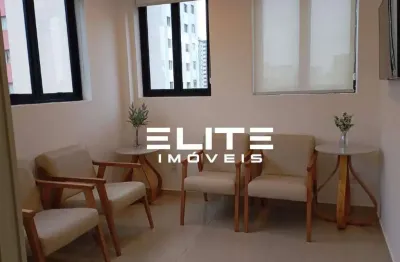 Sala comercial mobiliada 20 m² - vila assunção, santo andré (2º andar)