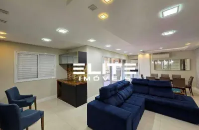 Apartamento com 2 dormitórios para alugar, 124 m² por r$ 6.476,00/mês - jardim - santo andré/sp