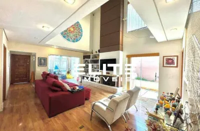 Sobrado para alugar, 399 m² por r$ 10.083,33/mês - jardim - santo andré/sp