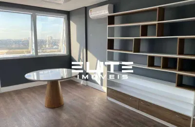 Sala para alugar, 33 m² por r$ 2.595,00/mês - vila homero thon - santo andré/sp