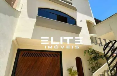 Sobrado com 4 dormitórios à venda, 268 m² por r$ 1.250.000,00 - jardim bela vista - santo andré/sp