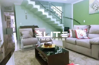 Sobrado com 3 dormitórios à venda, 252 m² por r$ 1.200.000,00 - parque erasmo assunção - santo andré/sp