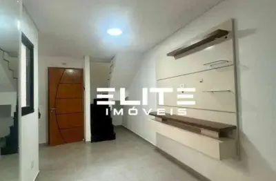 Cobertura para aluguel em vila pires, santo andré | 88 m², 2 quartos