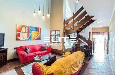 Sobrado com 4 dormitórios à venda, 338 m² por R$ 1.990.000 - Campestre - Santo André/SP