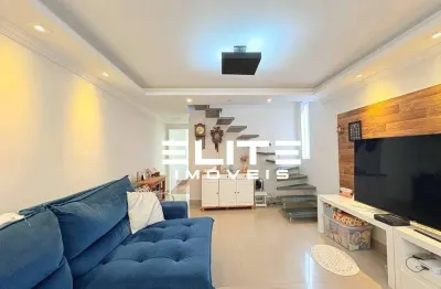 Sobrado Residencial à venda, 172m², 3 Quartos sendo 1 suíte e 2 Vagas no Jardim Jamaica em Santo André