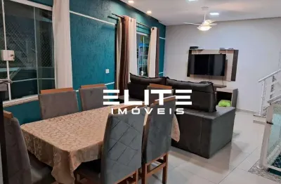 Sobrado com 3 dormitórios à venda, 164 m² por R$ 719.900,00 - Vila Linda - Santo André/SP