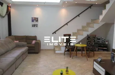 Sobrado com 3 dormitórios à venda, 170 m² - Parque Jaçatuba - Santo André/SP