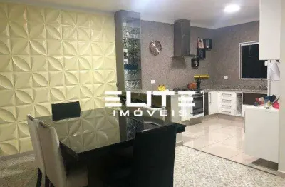 Sobrado à venda, 3 quartos, 1 suíte, 2 vagas, Vila Tibiriçá - Santo André/SP