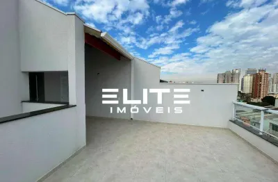 Cobertura com 2 dormitórios à venda, 88 m² por R$ 450.000,00 - Vila Scarpelli - Santo André/SP