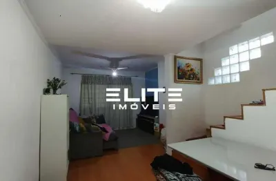 Sobrado à venda com 3 quartos, 153 m² por R$ 780.000 - Vila Scarpelli - Santo André/SP