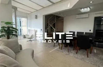 Cobertura com 3 dormitórios para alugar, 227 m² por r$ 12.775,00/mês - centro - santo andré/sp