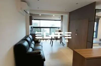 Studio mobiliado 42 m² com varanda gourmet em Jardim, Santo André – aluguel 3.900
