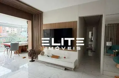 Aluguel: Apartamento 3 suítes, 2 vagas, Varanda Gourmet – Vila Assunção, Santo André