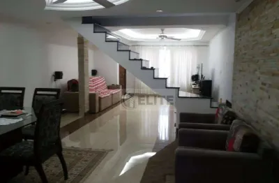 Maravilhoso sobrado na vila scarpelli  263m2ac - 4 vagas de garagem
