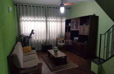 Sobrado com 3 dormitórios à venda, 167 m² - centro - santo andré/sp
