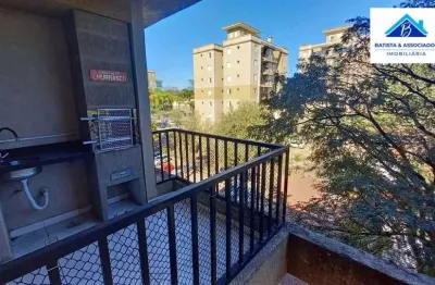 Apartamento sacada gourmet, parque fazendinha, campinas/sp