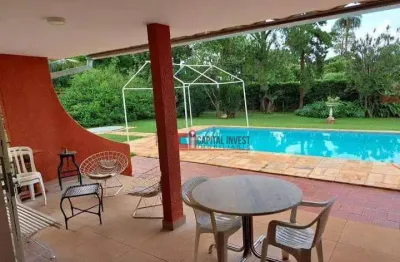 Chácara com 5 dormitórios à venda, 3280 m² por r$ 1.100.000 - bananal - campinas/sp