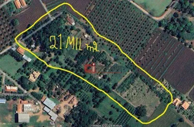 Terreno à venda, 21000 m² por r$ 1.000.000,00 - guedes - jaguariúna/sp