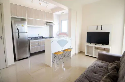 Apartamento para locação com 48m²,  com móveis planejados e uma vaga coberta, no residencial premium home flex, no socorro - mogi das cruzes