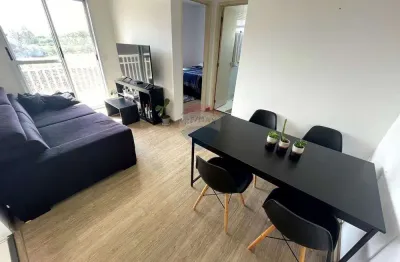 Apartamento para locação com 50 m² com vista para a serra, 2 dormitório, no condomínio máximo mogi, na vila mogilar em mogi das cruzes-sp