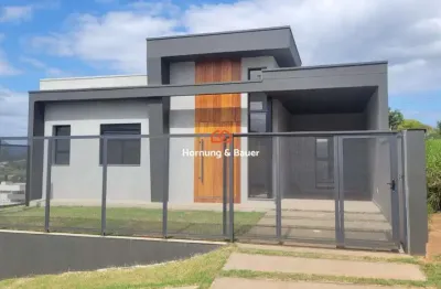 Casa nova à venda em , campo bom - garten platz parque residencial