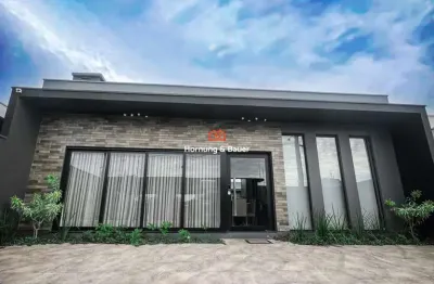 Belíssima casa mobiliada e com piscina à venda em sapiranga no bairro oeste