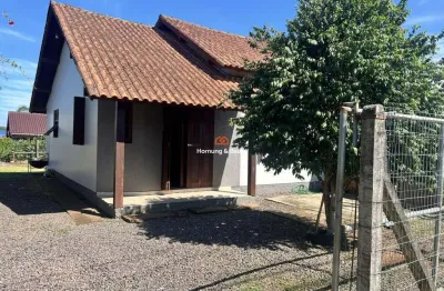 Casa plana à venda no bairro lago azul em estância velha.