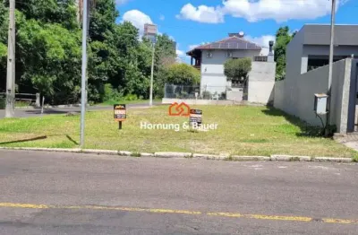 Terreno plano de esquina à venda em novo hamburgo no bairro vila nova - pronto para construção!