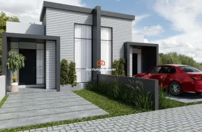 Lançamento no loteamento campos do lago! casa nova à venda em estância velha - bairro lago azul