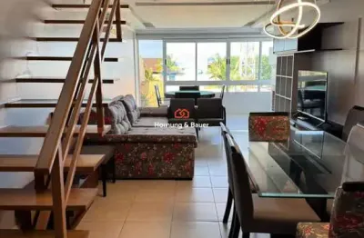 Apartamento - cobertura semimobiliada à venda em torres, bairro predial!