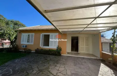 Casa à venda em novo hamburgo, vila nova - com churrasqueira, suíte e pátio