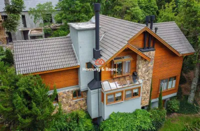 Uma residência incrível lhe aguarda! casa à venda no aspen mountain, gramado!