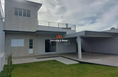 Casa à venda em novo hamburgo, primavera - com suíte, terraço e salão de festas!