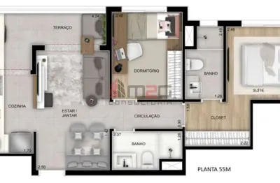 Loft com 3 quartos para alugar na vila anastácio, são paulo , 67 m2 por r$ 5.200