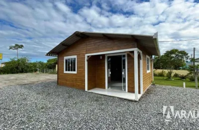 Casa com 2 dormitórios para alugar, 50 m² por r$ 2.564,45/mês - machados - navegantes/sc