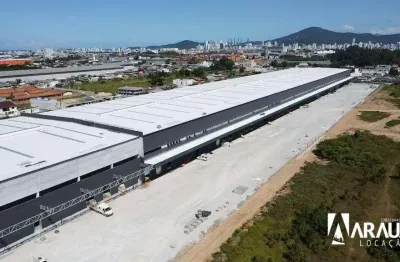 Galpão para alugar, 5067 m² por r$ 165.842,91/mês - machados - navegantes/sc