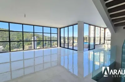 Apartamento triplex com 3 suítes para alugar na fazenda - itajaí