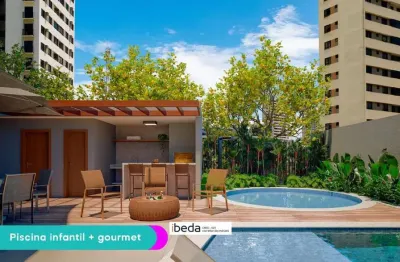 Ibeda - mood parque das dunas  apto capim macio. sala, 2 quartos + home 70m2, 1v