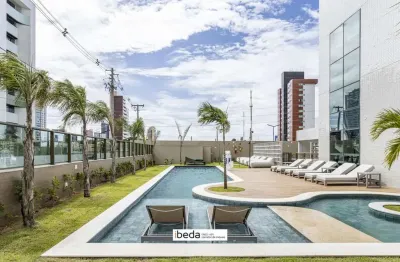 Ibeda - apartamento les amis lagoa nova, 2 quartos (1 suíte), sala, gourmet, 1vg