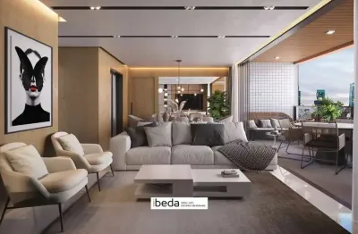 Ibeda - evidence lagoa nova apto com 164m2 sala dupla, gourmet, 2 semi +2 suítes