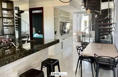 Ibeda | cobertura búzios paradise 123m2, vista mar, hidro, escritura, lazer, 1vg