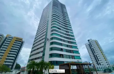 Ibeda - apartamento 4 suítes tirol com 186m2 alto padrão, moura dubeux, nascente