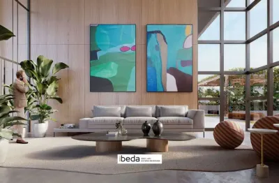 Ibeda - torre almere apartamento candelaria 224m2 duplex sala, 4 suítes, gourmet