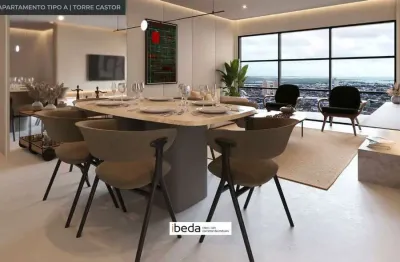 Ibeda - gemini apartamento em lagoa nova. sala, cozinha, 2 suítes + 1 semi. 97m2