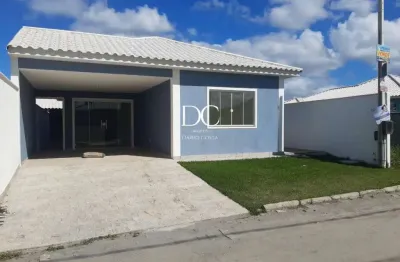 Casa em condomínio fechado com 3 quartos à venda na estrada oscar vieira da costa júnior, 04, cajueiros (itaipuaçu), maricá, 116 m2 por r$ 550.000